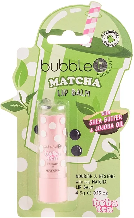 Bubble T Matcha Lip Balm Balzam za usne
