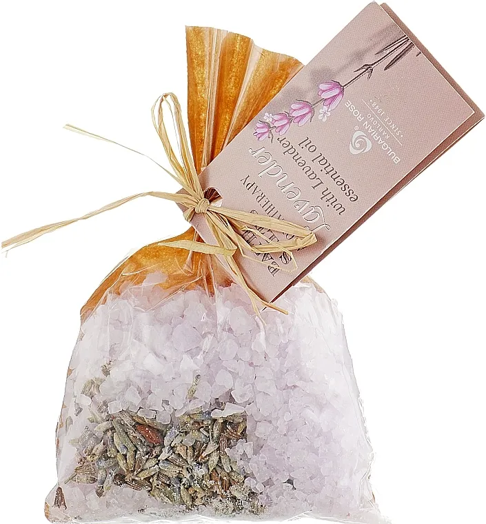 Bulgarian Rose Aromatherapy Lavender Bath Salts Sol za kupanje "Lavanda"