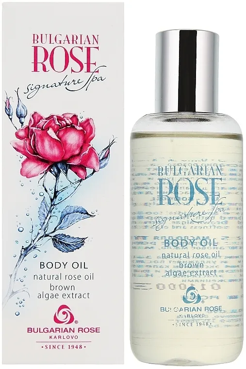 Bulgarian Rose Brown Algae Extract Body Oil Maslac za tijelo s ekstraktom smeđih algi