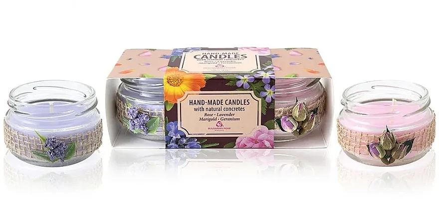 Bulgarian Rose Candle Set (candle/2pcs) Set svijeća "Aromaterapija"