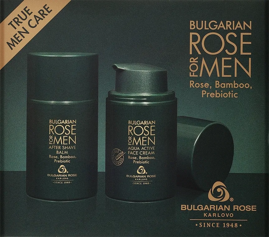 Bulgarian Rose For Men (f/cr/50ml + ash/balm/50ml) Set