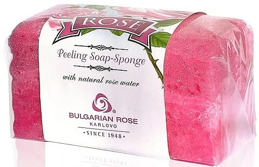 Bulgarian Rose Peeling Soap-Sponge Piling sapun-sunđer