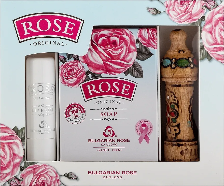 Bulgarian Rose (soap/100g + l/balm/4.5g + essence/2ml) Set