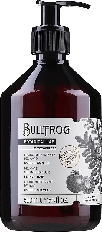 Bullfrog Beard And Hair Delicate Cleansing Fluid Šampon za kosu i bradu
