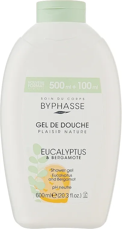 Byphasse Eucalyptus &amp; Bergamot Shower Gel Gel za tuširanje sa eukaliptusom i bergamotom