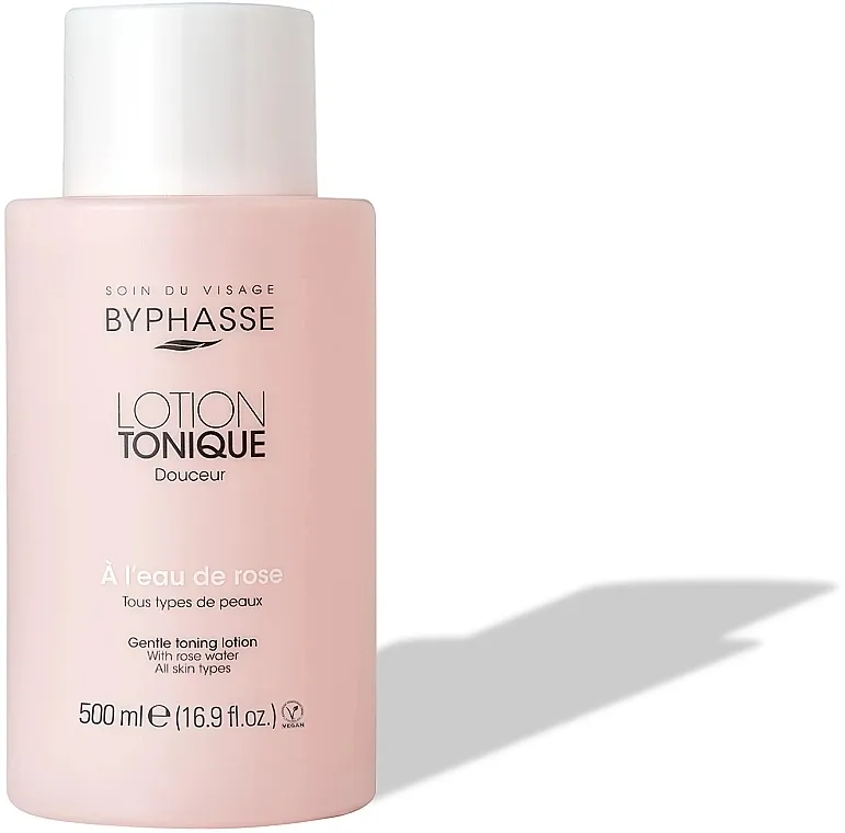 Byphasse Gentle Toning Lotion With Rosewater All Skin Types Losion-tonik za lice "Ružina vodica"