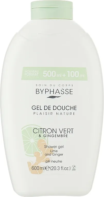 Byphasse Lime &amp; Ginger Shower Gel Gel za tuširanje sa limetom i đumbirom