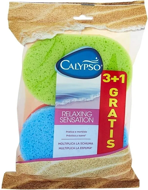 Calypso Relaxing Sensation Set Set od 4 sundjera za kupanje