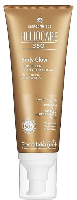 Cantabria Labs Heliocare 360 Body Glow Sunscreen SPF50+ Svetlucava krema za telo sa zaštitom od sunca