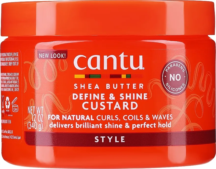 Cantu Shea Butter Define &amp; Shine Custard Krema za oblikovanje i fiksiranje kose