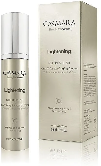 Casmara Lightening Nutri SPF50 Clarifying Anti-Aging Cream Anti-ageing krema za lice