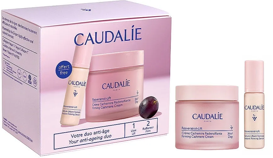 Caudalie Cashmere Set 2025 (cr/50ml + sr/10ml)