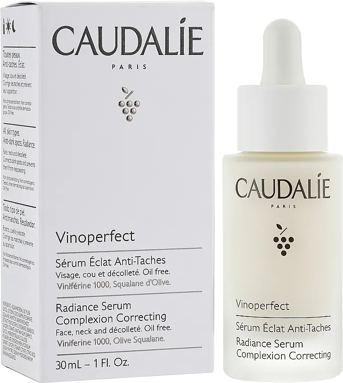 Caudalie Vinoperfect Radiance Complexion Correcting Serum Sjajni serum za korekciju tena