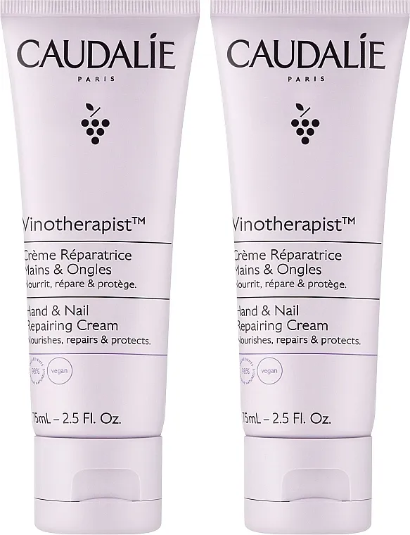 Caudalie Vinotherapist Hand &amp; Nail Cream Duo (h/cr/75mlx2) Set