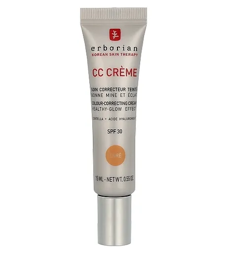 CC krema Erborian CC Cream Colour-Correcting Healthy Glow Effect Centella SPF30