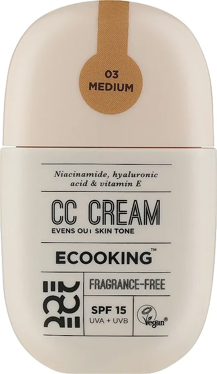 CC krema za lice Ecooking CC Cream SPF15