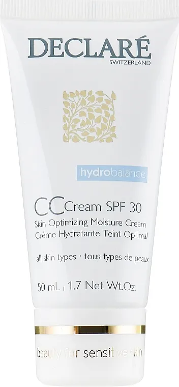 CC-krema za lice s SPF 30 Declare Skin Optimizing Moisture Cream