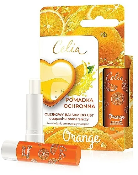 Celia Protective Lip Balm Orange Zaštitni balzam za usne 'Narandža'