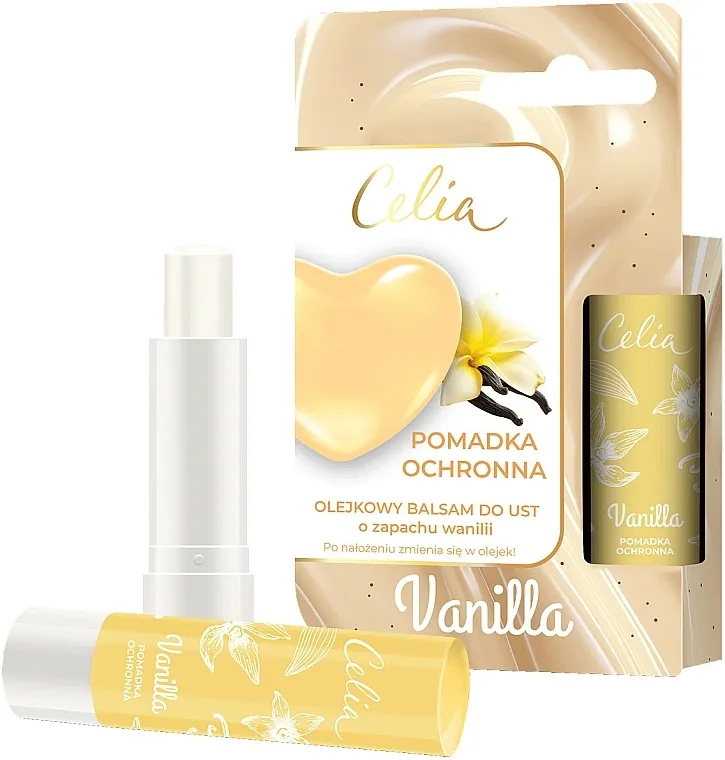 Celia Protective Lip Balm Vanilla Zaštitni balzam za usne "Vanila"