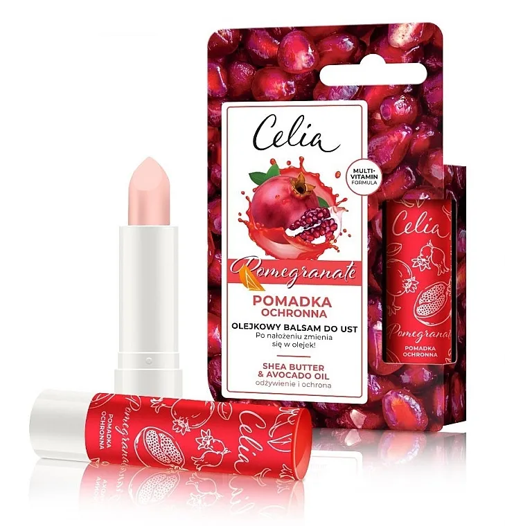 Celia Protective Lipstick Pomegranate Oil Lip Balm Balzam za usne s uljem nara