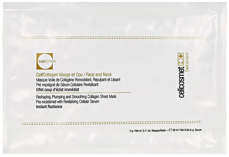 Cellcosmet CellEctive Cellcollagen Face &amp; Neck Maska za lice i vrat