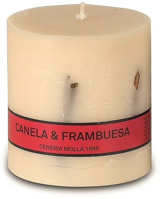 Cereria Molla Asturias Cinnamon &amp; Raspberry Scented Candle Mirisna sveća, 8 x 8 cm