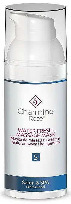 Charmine Rose Water Fresh Massage Mask Maska za masažu lica sa hijaluronskom kiselinom i kolagenom