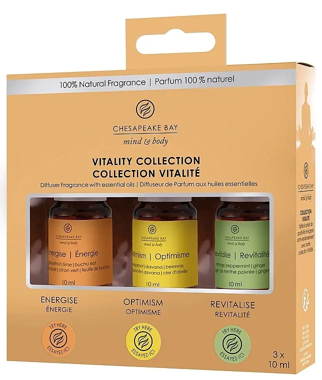 Chesapeake Bay Vitality Collection (diffuser/3x10ml) Set