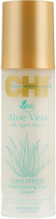 CHI Aloe Vera Moisturizing Curl Cream Aloe vera hidratantna krema za kovrdžavu kosu