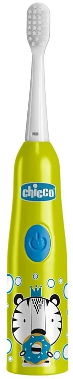 Chicco Milk And Permanent Teeth Electric Toothbrush Električna četkica za zube za decu 3+, zebra
