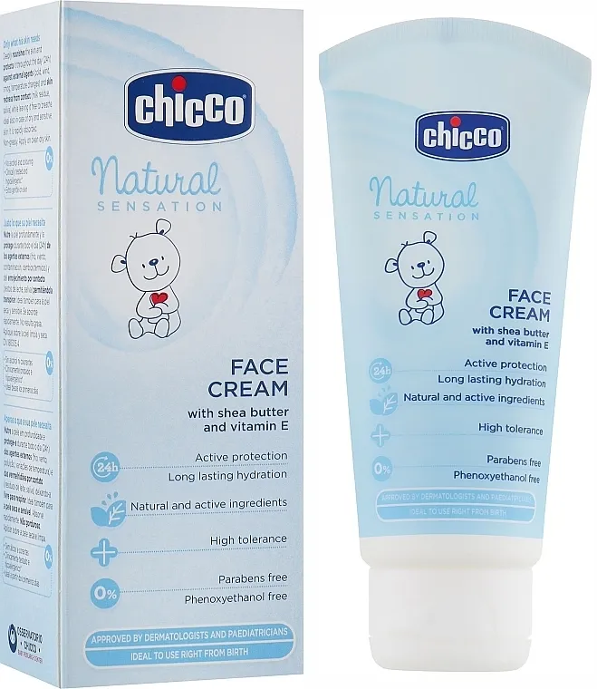 Chicco Natural Sensation Face Creame Dečija krema za lice
