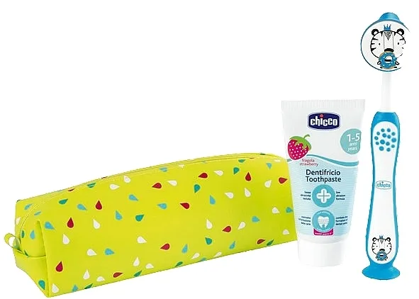 Chicco Oral Care Set 3+ (toothpaste/50ml + toothbrush/1pcs + acc/1pcs)