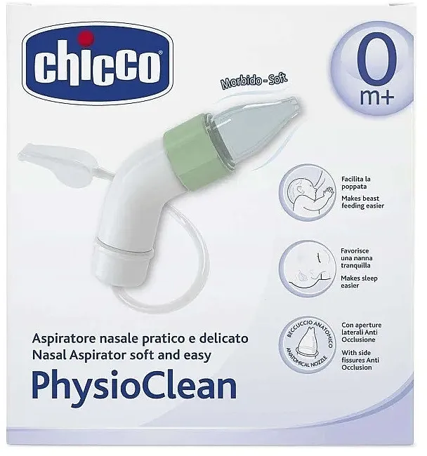 Chicco PhysioClean Nasal Aspirator Soft and Easy Dečiji aspirator