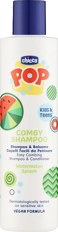 Chicco Pop Watermelon Splash Shampoo &amp; Conditioner Šampon 2u1 Lubeničasti Sorbet