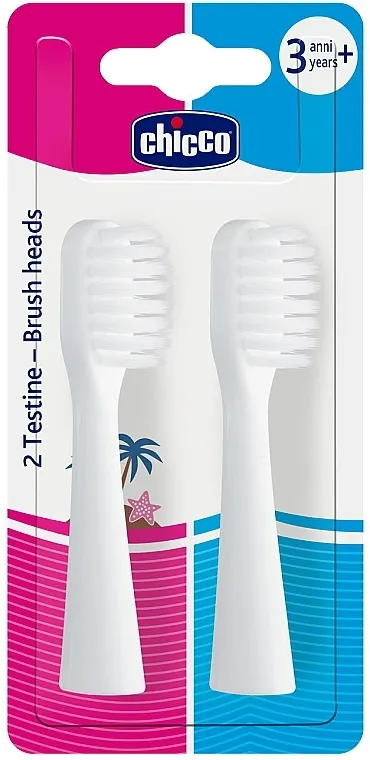 Chicco Replacement Heads For Electric Toothbrush Zamjenske glave za električnu četkicu za zube