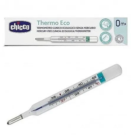 Chicco Thermoeco Termometro Vetro Ekološki klinički termometar bez žive