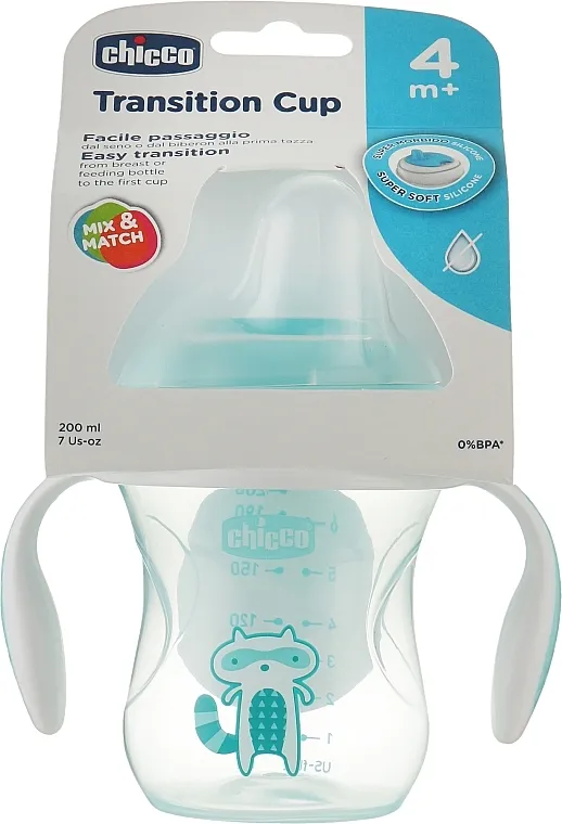 Chicco Transition Cup Sippy šalica, plava