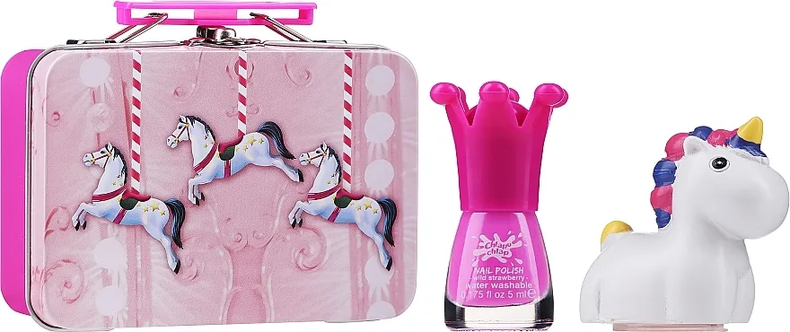 Chlapu Chlap (n/polish/5ml + l/balm/1.8g + cosmetic bag/1pc) Set