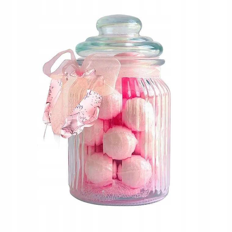 Chlapu Chlap Spa Moments Bath Bomb Pink (b/bomb/22x20g + washcloth) Set šumećih kugli za kupanje