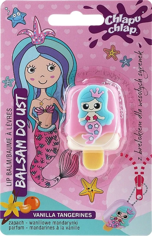 Chlapu Chlap Vanila Tangerines Lip Balm Balzam za usne "Mala Sirena", vanila i mandarine