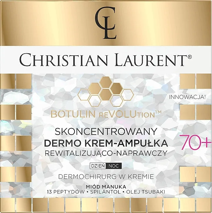 Christian Laurent Botulin Revolution Concentrated Revitalising And Repair Dermo Cream-Ampoule Koncentrirana krema u obliku ampule za revitalizaciju i pomlađivanje kože 70+