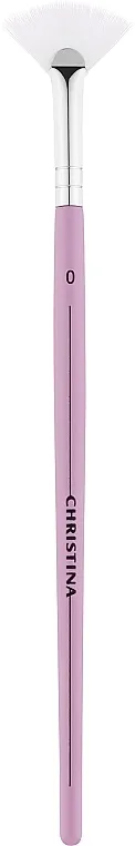 Christina Brush № 0 Lepezasta četkica, lila