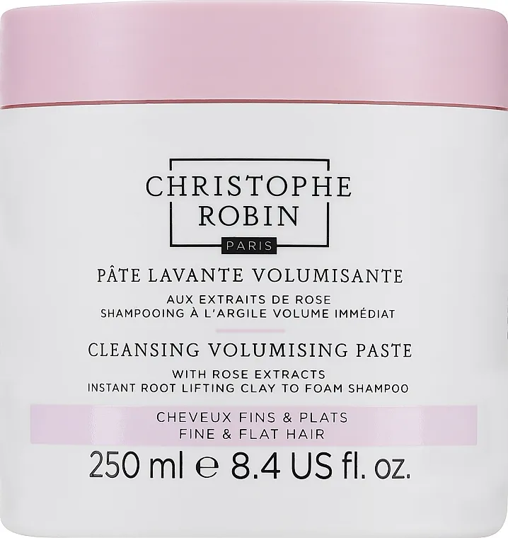 Christophe Robin Cleansing Volumizing Paste With Pure Rassoul Clay &amp; Rose Extracts Pasta za čišćenje kose