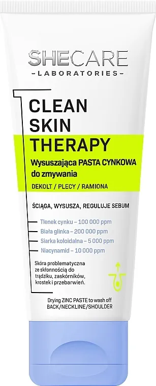 Cink pasta za telo SheCare Clean Skin Therapy