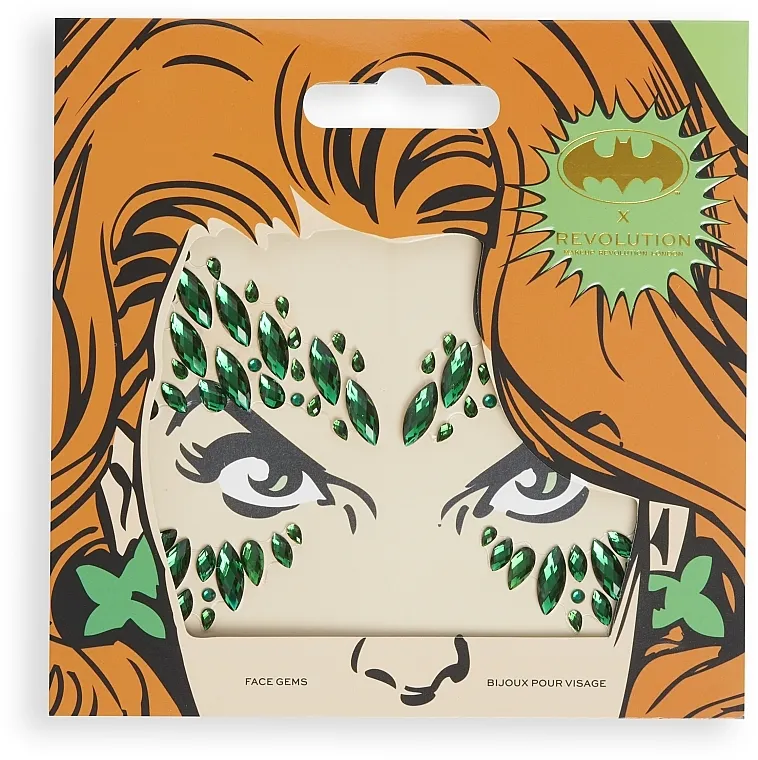 Cirkoni za lice Makeup Revolution x DC Poison Ivy Face Gems