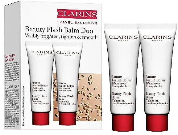 Clarins Beauty Flash Balm Duo (f/balm/2x50ml) Set