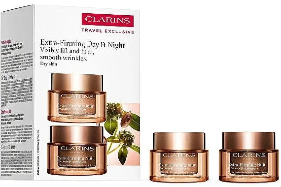 Clarins Extra-Firming Day &amp; Night (d/cr/50ml + n/cr/50ml) Set