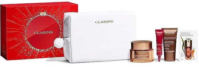 Clarins Extra Firming Gift Set (d/cr/50ml + n/cr/15ml + eye/lift/7ml + ser/0.9ml + pouch)