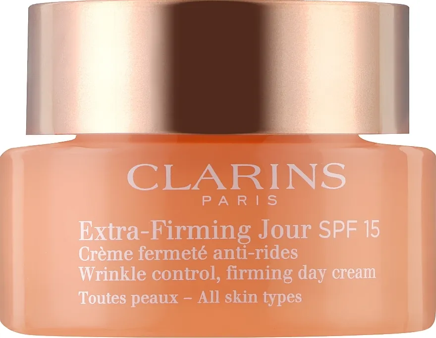 Clarins Extra-Firming Wrinkle Control Day Cream SPF 15 (uzupełnienie) Dnevna krema