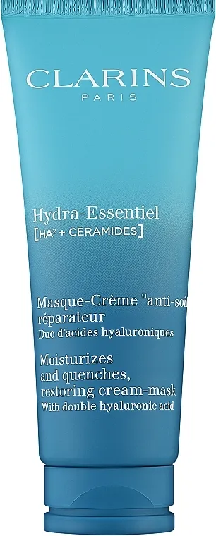 Clarins Hydra-Essentiel HA2+ Ceramides Restoring Cream-Mask Revitlizujuća kremasta maska za lice